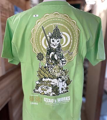 画像: 猫佛Tシャツの新作「文殊猫菩薩Tシャツ」の販売を開始しました。