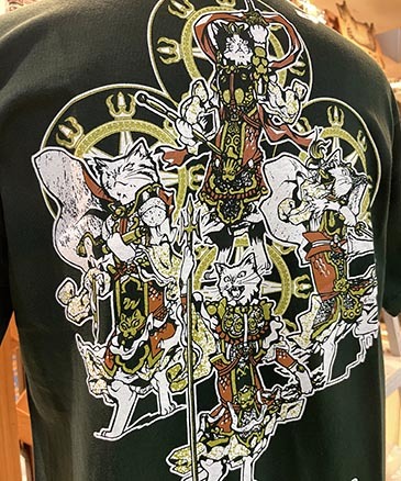 画像: 新作猫佛T「四天猫王Tシャツ」の販売を開始しました!